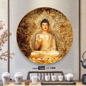 Alternative view of Phật A Di Đà | Tranh hộp đèn cao cấp | Mã tranh 1406 | Tranh TÂM