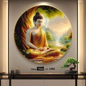 Phật Thích Ca Mâu Ni | Tranh hộp đèn cao cấp | Mã tranh 1408 | Tranh TÂM - Ảnh 4