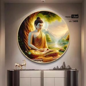 Phật Thích Ca Mâu Ni | Tranh hộp đèn cao cấp | Mã tranh 1408 | Tranh TÂM - Ảnh 3