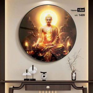 Phật Thích Ca Mâu Ni | Tranh hộp đèn cao cấp | Mã tranh 1409 | Tranh TÂM - Ảnh 5