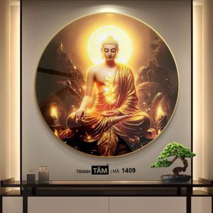 Phật Thích Ca Mâu Ni | Tranh hộp đèn cao cấp | Mã tranh 1409 | Tranh TÂM - Ảnh 4