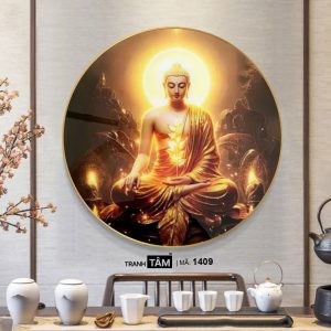 Alternative view of Phật Thích Ca Mâu Ni | Tranh hộp đèn cao cấp | Mã tranh 1409 | Tranh TÂM