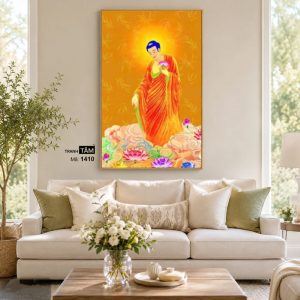 Phật A Di Đà | Tranh hộp đèn cao cấp | Mã tranh 1410 | Tranh TÂM - Ảnh 4