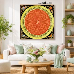 Tranh Mandala (Mạn-đà-la) | Tranh hộp đèn cao cấp | Mã tranh 1412 | Tranh TÂM - Ảnh 5