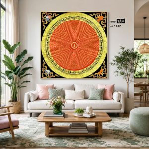 Tranh Mandala (Mạn-đà-la) | Tranh hộp đèn cao cấp | Mã tranh 1412 | Tranh TÂM - Ảnh 4