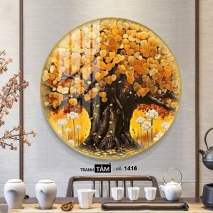 Alternative view of Cây bồ đề | Tranh hộp đèn cao cấp | Mã tranh 1416 | Tranh TÂM