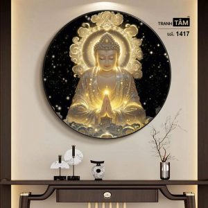 Phật Thích Ca Mâu Ni | Tranh hộp đèn cao cấp | Mã tranh 1417 | Tranh TÂM - Ảnh 5