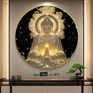 Phật Thích Ca Mâu Ni | Tranh hộp đèn cao cấp | Mã tranh 1417 | Tranh TÂM - Ảnh 4