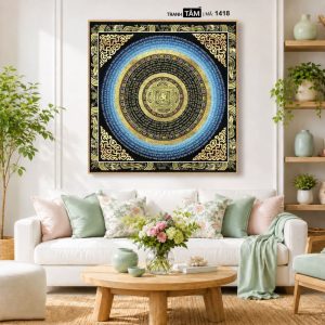 Tranh Mandala (Mạn-đà-la) | Tranh hộp đèn cao cấp | Mã tranh 1418 | Tranh TÂM - Ảnh 5