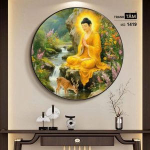 Phật Thích Ca Mâu Ni | Tranh hộp đèn cao cấp | Mã tranh 1419 | Tranh TÂM - Ảnh 5