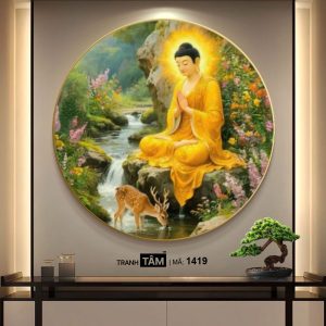 Phật Thích Ca Mâu Ni | Tranh hộp đèn cao cấp | Mã tranh 1419 | Tranh TÂM - Ảnh 4