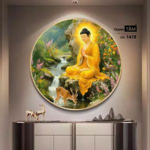 Phật Thích Ca Mâu Ni | Tranh hộp đèn cao cấp | Mã tranh 1419 | Tranh TÂM - Ảnh 3