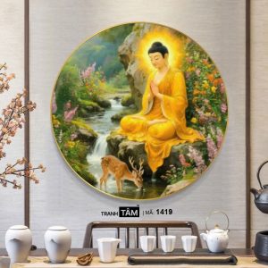 Alternative view of Phật Thích Ca Mâu Ni | Tranh hộp đèn cao cấp | Mã tranh 1419 | Tranh TÂM