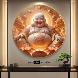 Phật Di Lặc | Tranh hộp đèn cao cấp | Mã tranh 1420 | Tranh TÂM - Ảnh 4