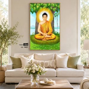 Phật Thích Ca Mâu Ni | Tranh hộp đèn cao cấp | Mã tranh 1421 | Tranh TÂM - Ảnh 4