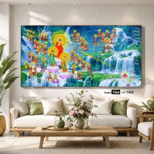 Tây phương tiếp dẫn | Tranh hộp đèn cao cấp | Mã tranh 1422 | Tranh TÂM - Ảnh 5