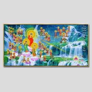 Tây phương tiếp dẫn | Tranh hộp đèn cao cấp | Mã tranh 1422 | Tranh TÂM