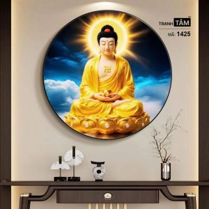 Phật A Di Đà | Tranh hộp đèn cao cấp | Mã tranh 1425 | Tranh TÂM - Ảnh 5