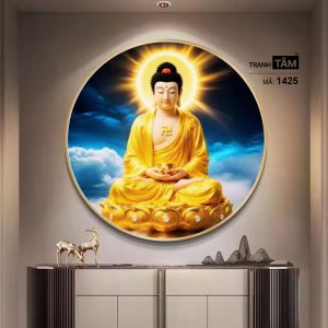 Phật A Di Đà | Tranh hộp đèn cao cấp | Mã tranh 1425 | Tranh TÂM - Ảnh 3