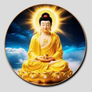 Phật A Di Đà | Tranh hộp đèn cao cấp | Mã tranh 1425 | Tranh TÂM