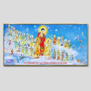 Tây phương tiếp dẫn | Tranh hộp đèn cao cấp | Mã tranh 1426 | Tranh TÂM
