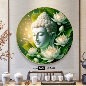 Alternative view of Phật Thích Ca Mâu Ni | Tranh hộp đèn cao cấp | Mã tranh 1429 | Tranh TÂM
