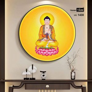 Phật A Di Đà | Tranh hộp đèn cao cấp | Mã tranh 1430 | Tranh TÂM - Ảnh 5