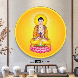 Alternative view of Phật A Di Đà | Tranh hộp đèn cao cấp | Mã tranh 1430 | Tranh TÂM