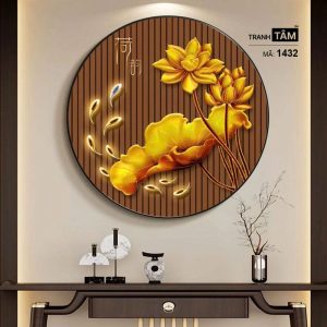 Hoa Sen | Tranh hộp đèn cao cấp | Mã tranh 1432 | Tranh TÂM - Ảnh 5