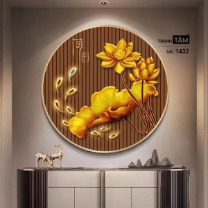 Hoa Sen | Tranh hộp đèn cao cấp | Mã tranh 1432 | Tranh TÂM - Ảnh 3