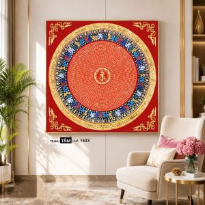 Alternative view of Tranh Mandala (Mạn-đà-la) | Tranh hộp đèn cao cấp | Mã tranh 1433 | Tranh TÂM