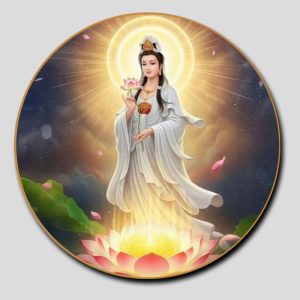 Quán Thế Âm Bồ Tát | Tranh hộp đèn cao cấp | Mã tranh 1434 | Tranh TÂM
