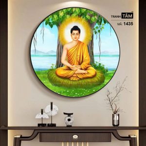 Phật Thích Ca Mâu Ni | Tranh hộp đèn cao cấp | Mã tranh 1435 | Tranh TÂM - Ảnh 5