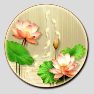 Hoa Sen | Tranh hộp đèn cao cấp | Mã tranh 1436 | Tranh TÂM
