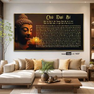 Chú đại bi | Tranh hộp đèn cao cấp | Mã tranh 1437 | Tranh TÂM - Ảnh 4