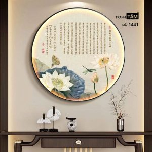 Bát nhã tâm kinh | Tranh hộp đèn cao cấp | Mã tranh 1441 | Tranh TÂM - Ảnh 5