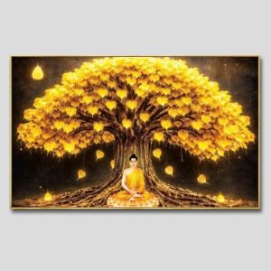 Cây bồ đề | Tranh hộp đèn cao cấp | Mã tranh 1446 | Tranh TÂM