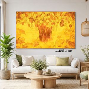 Cây bồ đề | Tranh hộp đèn cao cấp | Mã tranh 1447 | Tranh TÂM - Ảnh 4