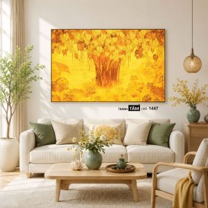 Cây bồ đề | Tranh hộp đèn cao cấp | Mã tranh 1447 | Tranh TÂM - Ảnh 3