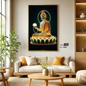 Phật Thích Ca Mâu Ni | Tranh hộp đèn cao cấp | Mã tranh 1450 | Tranh TÂM - Ảnh 3
