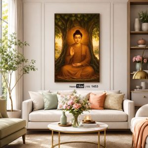 Phật Thích Ca Mâu Ni | Tranh hộp đèn cao cấp | Mã tranh 1453 | Tranh TÂM - Ảnh 5