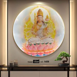 Hư Không Tạng Bồ Tát | Tranh hộp đèn cao cấp | Mã tranh 1459 | Tranh TÂM - Ảnh 4