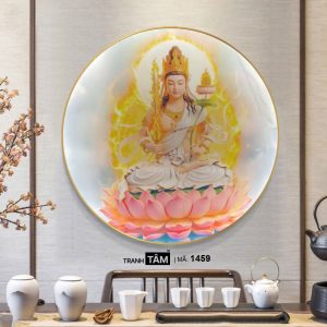 Alternative view of Hư Không Tạng Bồ Tát | Tranh hộp đèn cao cấp | Mã tranh 1459 | Tranh TÂM