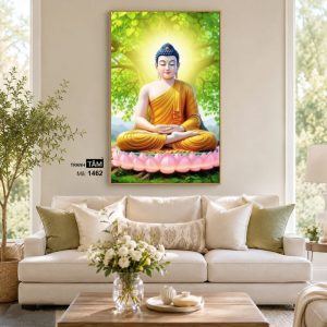 Phật Thích Ca Mâu Ni | Tranh hộp đèn cao cấp | Mã tranh 1462 | Tranh TÂM - Ảnh 4