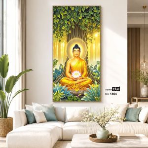 Phật Thích Ca Mâu Ni | Tranh hộp đèn cao cấp | Mã tranh 1464 | Tranh TÂM - Ảnh 4