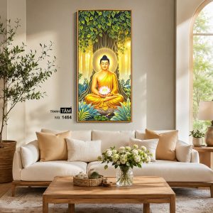 Phật Thích Ca Mâu Ni | Tranh hộp đèn cao cấp | Mã tranh 1464 | Tranh TÂM - Ảnh 5