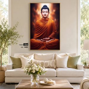 Phật Thích Ca Mâu Ni | Tranh hộp đèn cao cấp | Mã tranh 1465 | Tranh TÂM - Ảnh 4