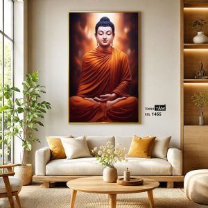 Phật Thích Ca Mâu Ni | Tranh hộp đèn cao cấp | Mã tranh 1465 | Tranh TÂM - Ảnh 3