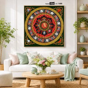 Tranh Mandala (Mạn-đà-la) | Tranh hộp đèn cao cấp | Mã tranh 1466 | Tranh TÂM - Ảnh 5