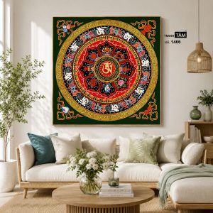 Tranh Mandala (Mạn-đà-la) | Tranh hộp đèn cao cấp | Mã tranh 1466 | Tranh TÂM - Ảnh 3